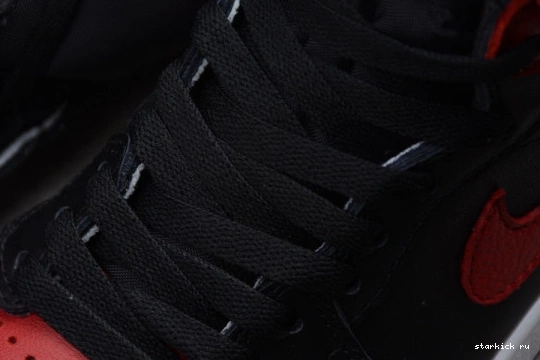 Black Air Retro Jordan High 555088-001 Bred 1 Banned 555088-001  OG Red 0130